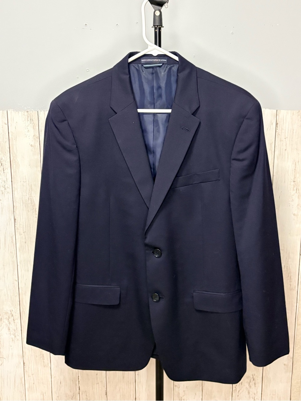 Tommy Hilfiger Navy Men's Blazer - Classic Two-Button Style